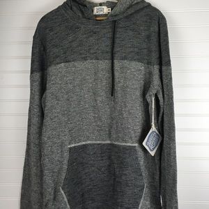 Mens American Republic Black and Grey Hoodie